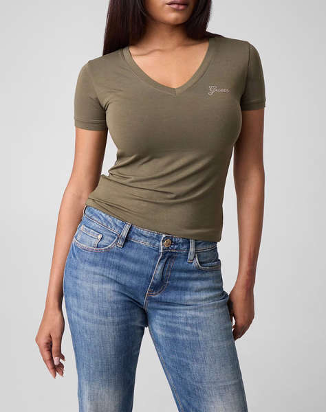 GUESS NEW SS VN MINI LOGO TEE ДАМСКА БЛУЗА