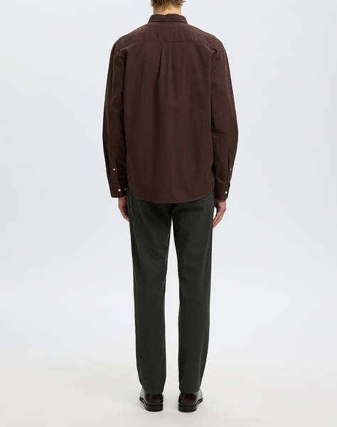 SELECTED SLMCOLE-JAY REG MELANGE LS SHIRT NOOS