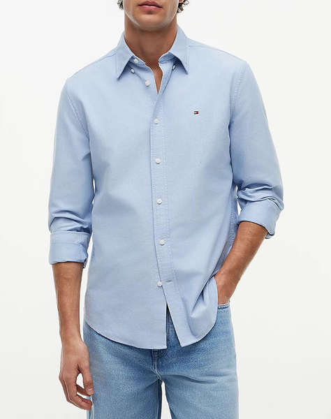 TOMMY HILFIGER SOLID HERITAGE OXFORD RF SHIRT