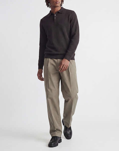 JACK&JONES JPRBLURILEY KNIT POLO LS