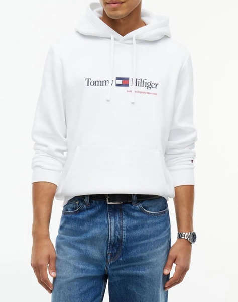 TOMMY HILFIGER RWB GRAPHIC REG FLEECE HOODIE
