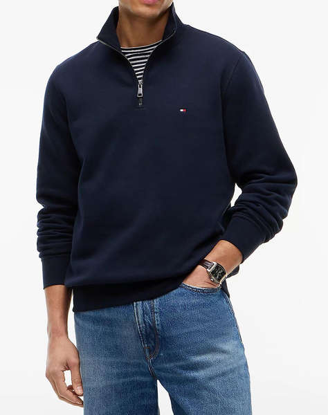 TOMMY HILFIGER ESSENTIAL FLEECE 1/4 ZIP