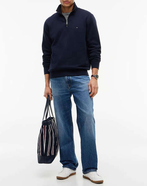 TOMMY HILFIGER ESSENTIAL FLEECE 1/4 ZIP
