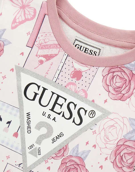GUESS LS ACTIVE TOP СУИТШЪРТ ЗА ДЕЦА GIRL