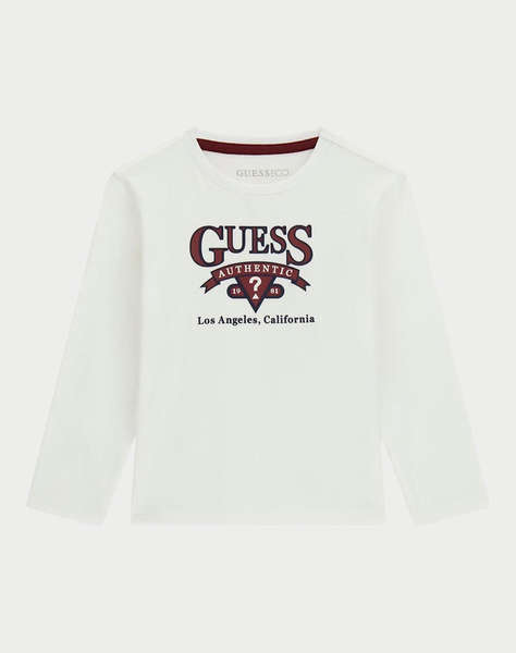 GUESS LS T-SHIRT_LOGO БЛУЗА ЗА ДЕЦА BOY