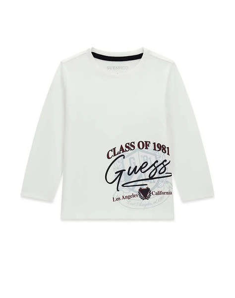 GUESS LS T-SHIRT_LOGO БЛУЗА ЗА ДЕЦА BOY