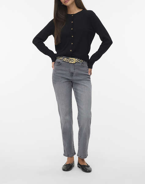 VERO MODA VMSABA PLAIN LS O-NECK CARDIGAN NOOS
