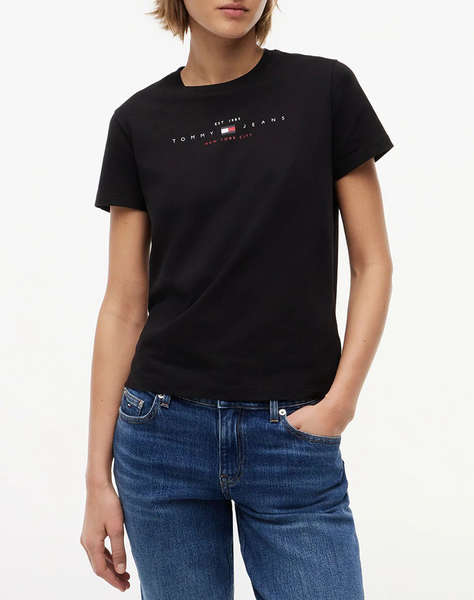 TOMMY JEANS TJW REG US LINEAR SS TEE