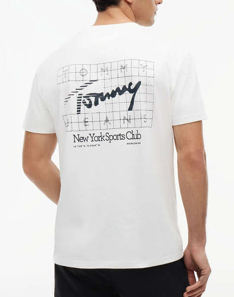 TOMMY JEANS TJM REG SIGN FLAG SS TEE EXT