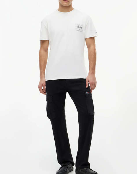 TOMMY JEANS TJM REG SIGN FLAG SS TEE EXT