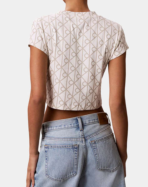CALVIN KLEIN JEANS A- MONOLOGO BABY TEE