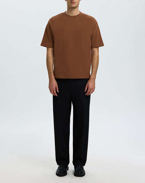 SELECTED SLMLOOSEOSCAR SS O-NECK TEE NOOS