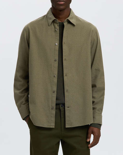SELECTED SLHREGNOAH BRUSHED TWIST SHIRT LS NOOS
