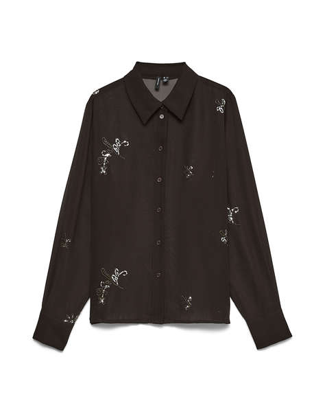 VERO MODA VMGILMA PEARL LS SHIRT WVN