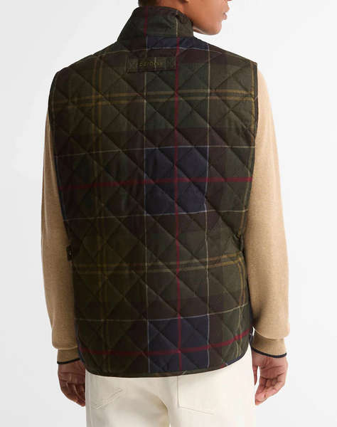 BARBOUR BARBOUR ICONS TARTAN LOWERDALE QUILTED GILET