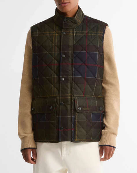 BARBOUR BARBOUR ICONS TARTAN LOWERDALE QUILTED GILET