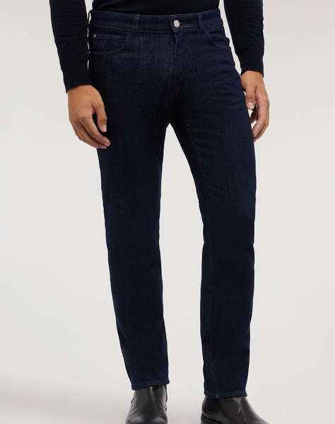 TRUSSARDI 5 POCKET 370 CLOSE - BLUE DENIM RINSE
