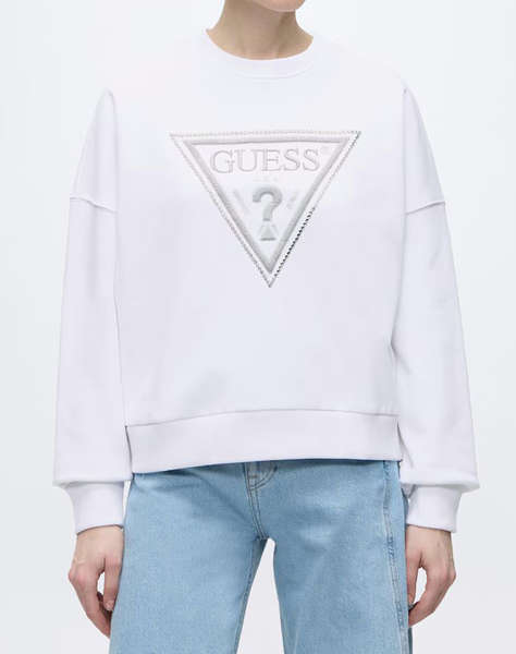 GUESS CN TRIANGLE GLITTER SWEATSHIRT ДАМСКИ СУИЧЪР