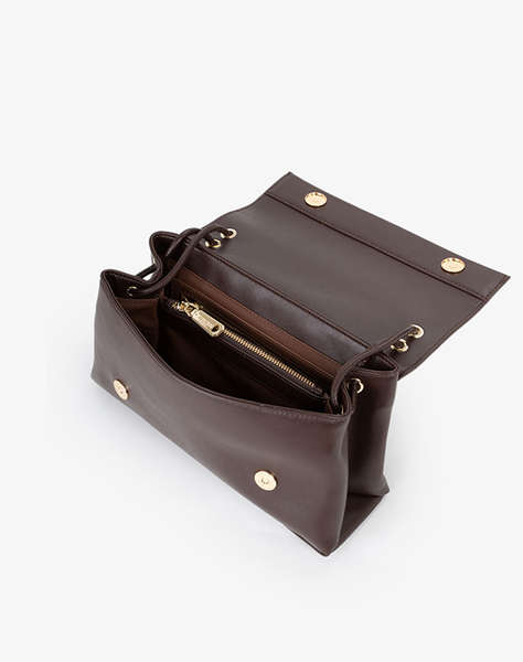 VALENTINO ЧАНТА 100%ПОЛИУРЕТАН ИТАЛИЯ NERO 1SZ