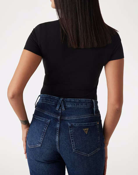 GUESS SS CN SHINY TRIANGLE TEE ДАМСКА БЛУЗА