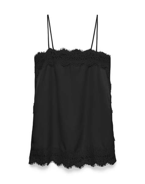 VERO MODA VMCHARM LACE SINGLET WVN BOO