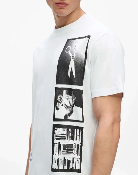 KARL LAGERFELD JEANS KLJ REG KARL POLAROID TEE