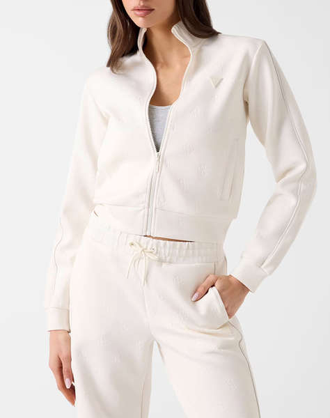 GUESS CALISTA 4G FULL ZIP ДАМСКИ СУИЧЪР