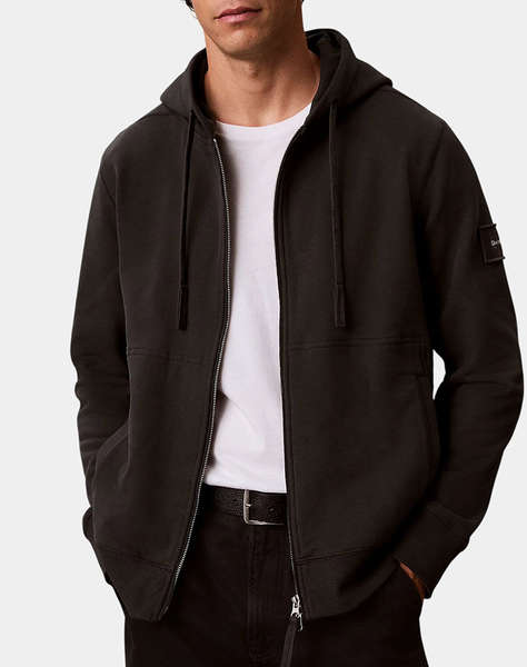 CALVIN KLEIN JEANS LS EU 350TERRY BADGE FZ HOODIE