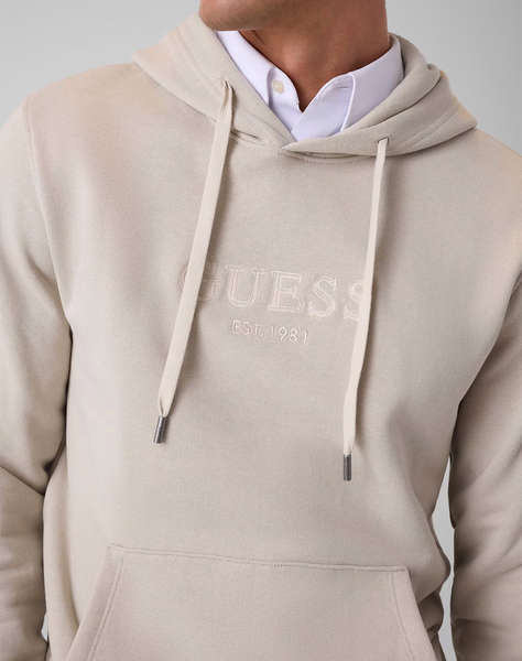 GUESS LS BASIC BOX LOGO HOODIE МЪЖКИ СУИЧЪР