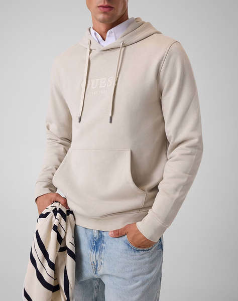 GUESS LS BASIC BOX LOGO HOODIE МЪЖКИ СУИЧЪР