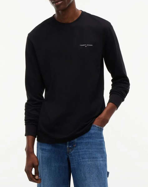 TOMMY JEANS TJM SLIM CHEST LINEAR LS TEE EXT