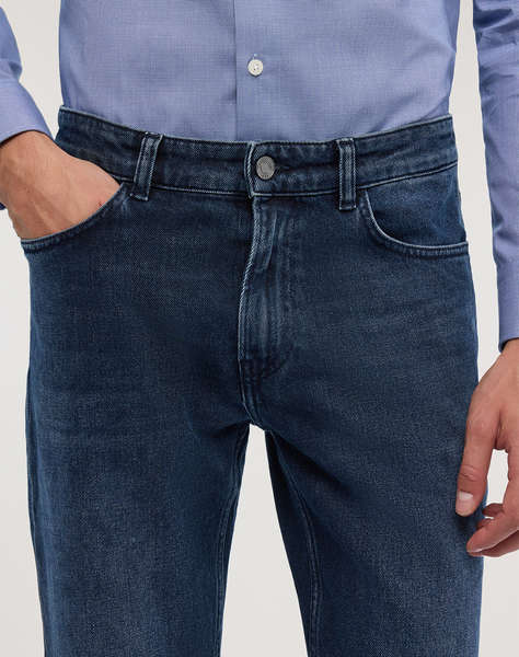 TRUSSARDI 5 POCKET 370 CLOSE - BLUE/BLACK DENIM SW