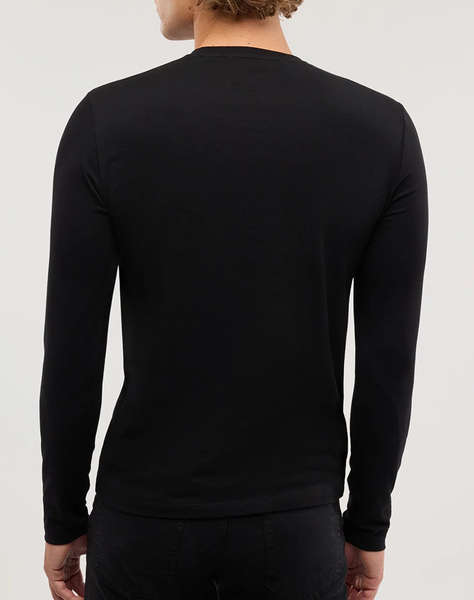 TRUSSARDI SLIM FIT LS T-SHIRT - ESSENTIAL LEVRIERO - STRETCH JERSEY