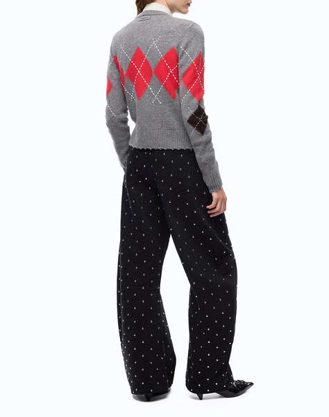PINKO CARDIFF CARDIGAN ARGYLE CON CL
