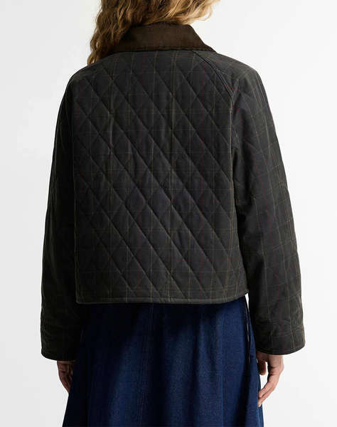 BARBOUR BARBOUR TARTAN REIMAGINED ICONS TARTAN QUILTED SPEY WAX JACKET