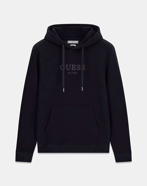 GUESS LS BASIC BOX LOGO HOODIE МЪЖКИ СУИЧЪР