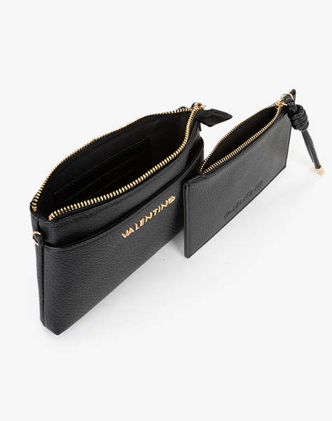 VALENTINO ПОРТФЕЙЛ 100%ПОЛИУРЕТАН ИТАЛИЯ NERO 1SZ
