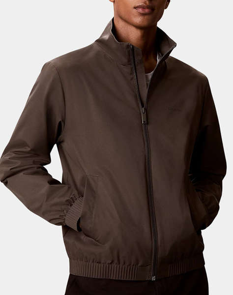 CALVIN KLEIN LS NYLON STAND COLLAR WINDBREAKE