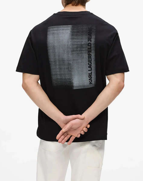 KARL LAGERFELD KLJ RELAXED GRADIENT LOGO TEE