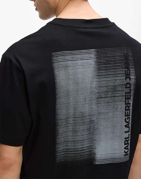 KARL LAGERFELD KLJ RELAXED GRADIENT LOGO TEE