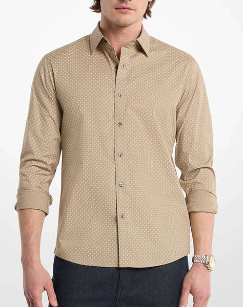 MICHAEL KORS LS CROSS-HATCH GEO