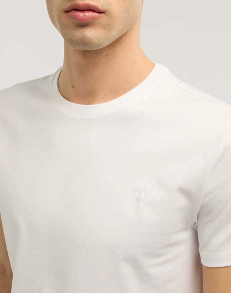TRUSSARDI SLIM FIT T-SHIRT - ESSENTIAL LEVRIERO - STRETCH JERSEY