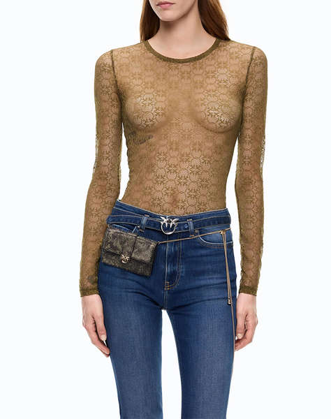 PINKO ROVER MAGLIA PIZZO STRETCH LOV