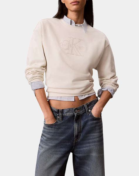 CALVIN KLEIN JEANS LS BABY TERRY SEASONAL MONOLOGO