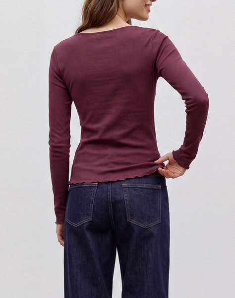 AWARE BY VERO MODA AWGLESHA LS BOATNECK TOP NOOS
