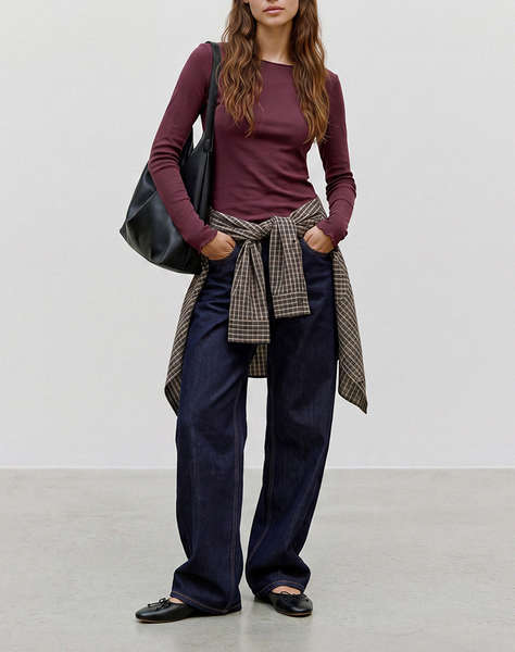 AWARE BY VERO MODA AWGLESHA LS BOATNECK TOP NOOS