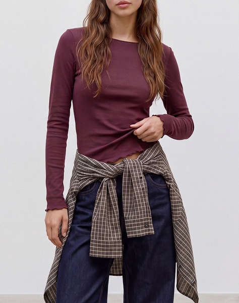 AWARE BY VERO MODA AWGLESHA LS BOATNECK TOP NOOS