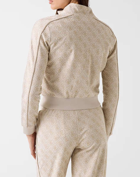 GUESS 4G ALLOVER JACQUARD HIGH NECK ДАМСКИ СУИЧЪР