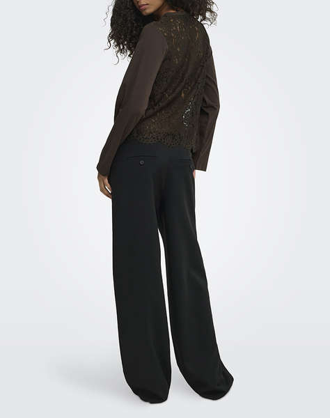 ONLY ONLLANIA L/S LACE TOP CS JRS