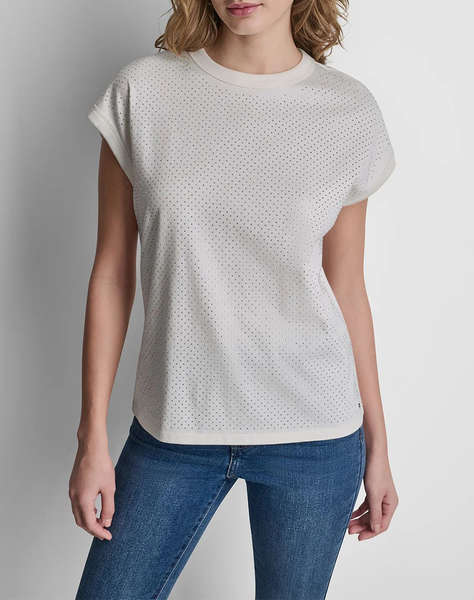DKNY DJ6T1772 ТЕНИСКА С КЪС РЪКАВ DKNY